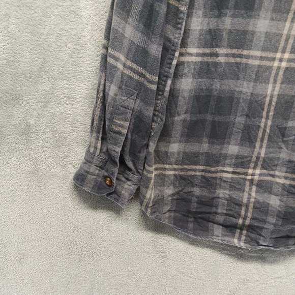 FIELD & STREAM Men Flannel Shirt Winter Button-Up Pocket Casual Plaid MEDIUM - Picture 9 of 11